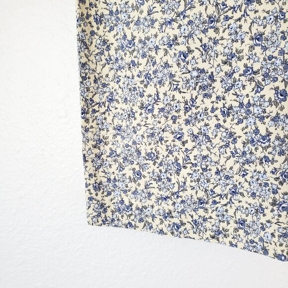 Vintage Pedal Pusher High Rise Pants, Crop Pants, Floral Cottagecore - Picture 2 of 7